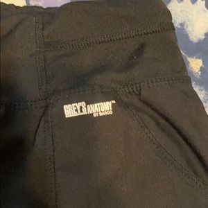 Black Greys Anatomy active scrub pants